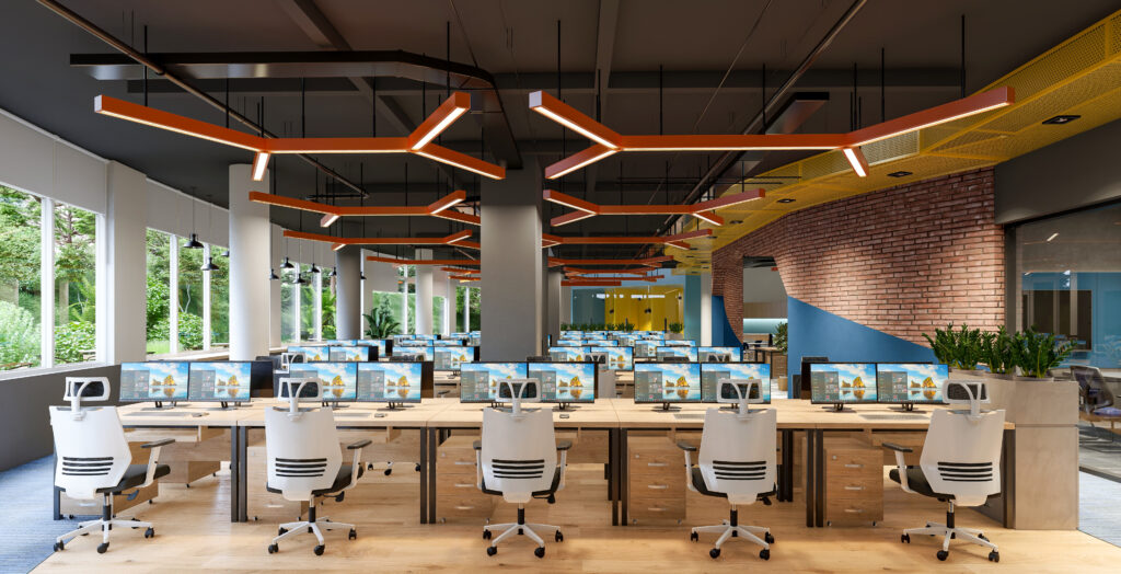 GLASSEGG office interior biophilic workspace ARCCAN sustainable design