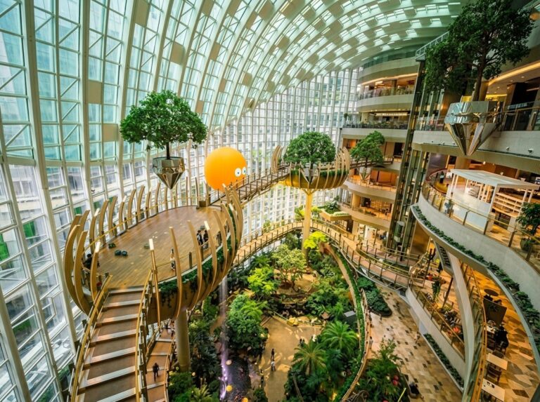 retail repositioning strategy - modern food hall replacing 90s food court